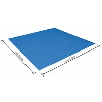Bestway Pool Ground Cloth Flowclear 335x335 cm - Blue