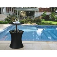 Keter Pacific Cool Bar Rattan Antracite 203835 - Black