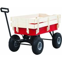 vidaXL Hand Trolley 150 kg Red - Red
