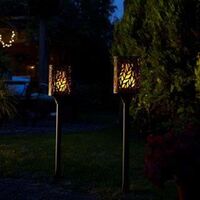 Luxform LED Garden Light Cylinder - Grey