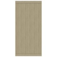 vidaXL Sideboard Sonoma Oak 88x30x65 cm Chipboard - Brown