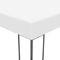 vidaXL Gazebo Marquee 6x3 m White - White