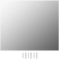 vidaXL Frameless Mirror 70x50 cm Glass - Silver