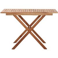 vidaXL Garden Table 110x67x74 cm Solid Acacia Wood - Brown