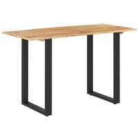vidaXL Dining Table Solid Acacia Wood 118x58x76 cm - Brown