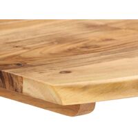 vidaXL Dining Table Solid Acacia Wood 118x58x76 cm - Brown