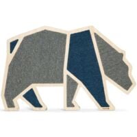 Beeztees Scratch Board Blue Bear 84x54 cm Wood - Grey