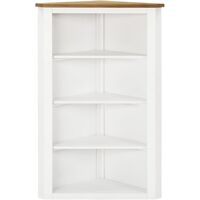 vidaXL Corner Cabinet 59x36x100 cm Solid Oak Wood - Brown