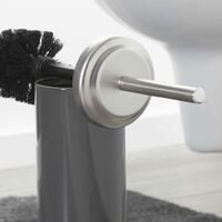 Sealskin Toilet Brush and Holder Acero Grey 361730514 - Grey