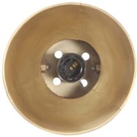 vidaXL Industrial Desk Lamp Brass Round 58x18x90 cm E27 - Brown