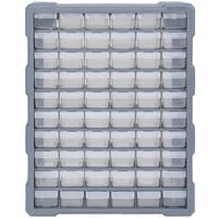 vidaXL Multi-drawer Organiser with 60 Drawers 38x16x47.5 cm - Grey