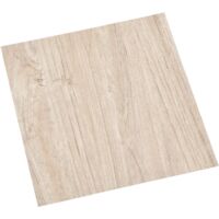 vidaXL Self-adhesive Flooring Planks 55 pcs PVC 5.11 m² Light Brown - Brown