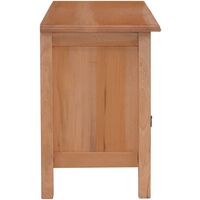 vidaXL TV Cabinet 100x30x45 cm Solid Mahogany Wood