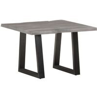 vidaXL Coffee Table with Live Edges Solid Acacia Wood 60x60x40 cm