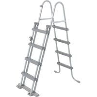 Bestway Flowclear 4-Step Safety Ladder 122 cm - Grey