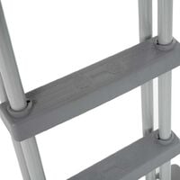 Bestway Flowclear 4-Step Safety Ladder 122 cm - Grey