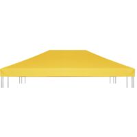 vidaXL Gazebo Top Cover 270 g/m² 4x3 m Yellow - Yellow
