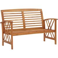 vidaXL 5 Piece Garden Lounge Set Solid Acacia Wood - Brown