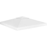 vidaXL 2-Tier Gazebo Top Cover 310 g/m² 3x3 m White