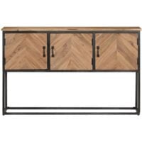 vidaXL Sideboard 120x30x75 cm Solid Acacia Wood - Brown