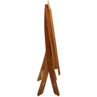 vidaXL Folding Garden Table 120x70x75 cm Solid Acacia Wood - Brown