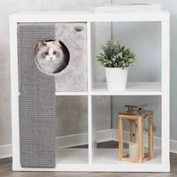 TRIXIE Cat Cave for Shelves 33x70x37 cm Grey - Grey