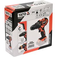 YATO Brushless Hammer Drill Driver without Battery 18V 42Nm