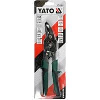 YATO Figure Tin Snips Right 260 mm Green