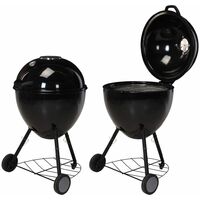 ProGarden Kettle Grill Barbecue 54x92 cm - Black