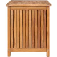 vidaXL Garden Storage Box 90x50x58 cm Solid Teak Wood - Brown
