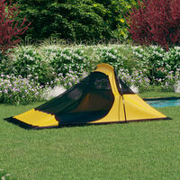 vidaXL Camping Tent 317x240x100 cm Yellow - Yellow