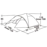Easy Camp Tent Quasar 200 2-persons Rustic Green - Green