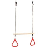vidaXL Trapeze Swing Bar with Rings - Multicolour