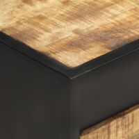 vidaXL TV Cabinet 120x30x40 cm Rough Mango Wood - Brown