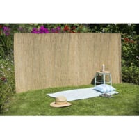 Nature Garden Fence Sedge Reed 1x3 m - Beige