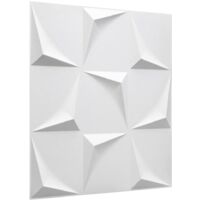 WallArt 3D Wall Panels Beau 12 pcs GA-WA28 - White