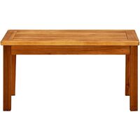 vidaXL Garden Coffee Table 70x40x36 cm Solid Acacia Wood - Brown