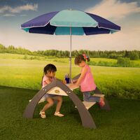 AXI Children's Picnic Table Kylo Grey and White A031.021.00 - Multicolour