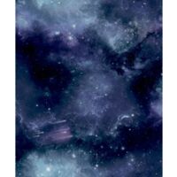 Good Vibes Wallpaper Galaxy with Stars Black and Purple