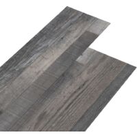 vidaXL Self-adhesive PVC Flooring Planks 5.21 m² 2 mm Industrial Wood - Brown