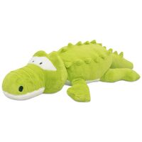vidaXL Plush Cuddly Toy Crocodile XXL 100 cm - Green