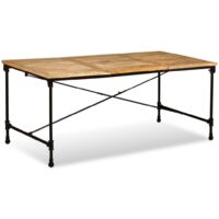 vidaXL Dining Table Solid Mango Wood 180 cm - Brown