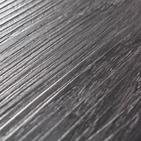 vidaXL Self-adhesive PVC Flooring Planks 5.02 m² 2 mm Black and White - Black