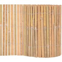 vidaXL Bamboo Fence 1000x30 cm - Brown