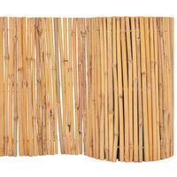 vidaXL Bamboo Fence 500x30 cm - Brown