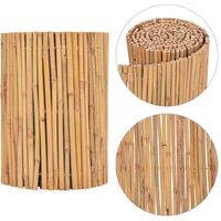 vidaXL Bamboo Fence 500x30 cm - Brown