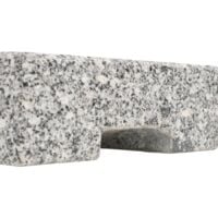 vidaXL Parasol Base Granite Rectangular 25 kg - Grey