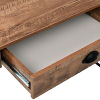 vidaXL Writing Desk with Drawer 110x55x75 cm Oak Colour - Brown