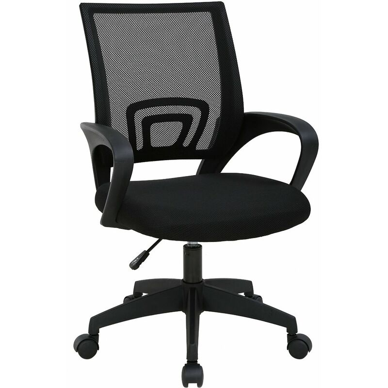 Silla de Oficina Giratoria Escritorio con Soporte Lumbar Ruedas Despacho Estudio