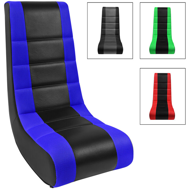 De Gaming Suelo videojuegos sillon mecedora piel color azul idel tlvamfsc25blue floor chair